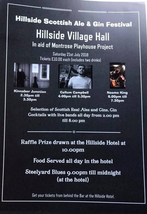Reids Gold supporting The Hillside Hotels Scottish Ale & Gin Festival